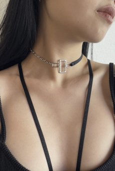 画像4: Choker | Onde a l'Aube | チョーカー・アクセサリー・ブラック | Kiff キッフ 【サイズ交換NG】※メール便対象   日本製   (4)