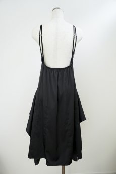 画像11: Dress | petite pause | スリップドレス・サテン生地・ミディアム・ブラック | Kiff キッフ 【サイズ交換NG】   日本製   (11)