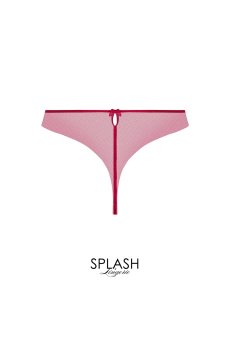 画像2: ACC0080-SA｜Linge C80｜タンガ(Tバック) シルク混 ラズベリー｜Lise Charmel リズシャルメル【サイズ交換NG】【メール便対象】【クーポン対象外】輸入下着・高級ランジェリー  (2)