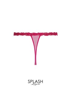 画像2: ACC0580-SA｜Linge C80｜タンガ(Gストリング) シルク混 ラズベリー｜Lise Charmel リズシャルメル【サイズ交換NG】【メール便対象】【クーポン対象外】輸入下着・高級ランジェリー  (2)