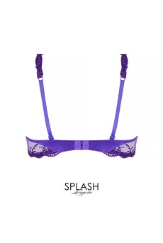 画像2: ACC6080-OB｜Linge C80｜フルカップブラ シルク混 バイオレット｜Lise Charmel リズシャルメル【サイズ交換NG・クーポン割引対象外】 輸入下着・高級ランジェリー  (2)