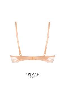 画像2: ACC7480-PE｜Linge C80｜ハーフカップブラ シルク混 ピーチ｜Lise Charmel リズシャルメル【サイズ交換NG】【クーポン対象外】輸入下着・高級ランジェリー  (2)