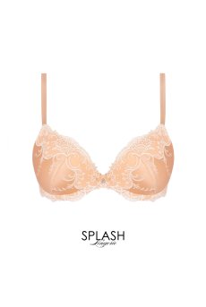 画像1: ACC8580-PE｜Linge C80｜モールドカップ シルク混 ピーチ｜Lise Charmel リズシャルメル【サイズ交換NG】【クーポン対象外】輸入下着・高級ランジェリー  (1)