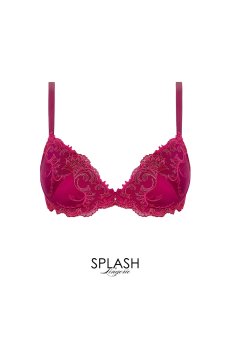 画像1: ACC8580-SA｜Linge C80｜モールドカップ シルク混 ラズベリー｜Lise Charmel リズシャルメル【サイズ交換NG】【クーポン対象外】輸入下着・高級ランジェリー  (1)