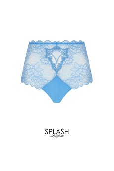 画像1: ACH1413-AS｜Linge H13｜ハイウエストショーツ ブルー｜Lise Charmel リズシャルメル【サイズ交換NG】【メール便対象】【クーポン対象外】輸入下着・高級ランジェリー  (1)