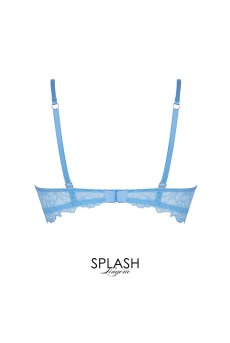 画像2: ACH3013-AS｜Linge H13｜3/4パットなしブラ ブルー｜Lise Charmel リズシャルメル【サイズ交換NG】【クーポン対象外】輸入下着・高級ランジェリー  (2)