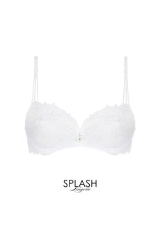 画像1: ACH3072-BL｜Linge H72｜3/4パットなしブラ ホワイト｜Lise Charmel リズシャルメル【サイズ交換NG】【クーポン対象外】輸入下着・高級ランジェリー  (1)