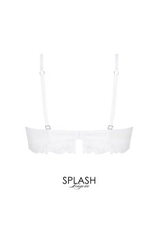画像2: ACH3072-BL｜Linge H72｜3/4パットなしブラ ホワイト｜Lise Charmel リズシャルメル【サイズ交換NG】【クーポン対象外】輸入下着・高級ランジェリー  (2)