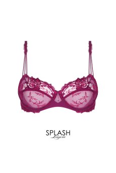 画像1: ACH3072-SA｜Linge H72｜3/4パットなしブラ アマラント｜Lise Charmel リズシャルメル【サイズ交換NG】【クーポン対象外】輸入下着・高級ランジェリー  (1)