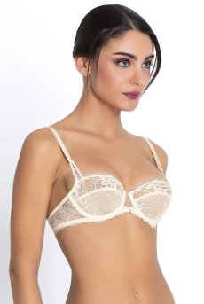 画像5: ACH3081-EN| Ligne  H81 | 3/4パットなしブラ・シャンパン | Lise charmel リズシャルメル【サイズ交換NG・クーポン割引対象外】 輸入下着・高級ランジェリー   (5)