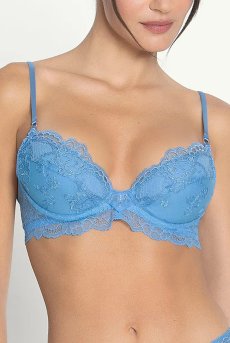 画像6: ACH3513-AS｜Linge H13｜ダブルパットブラ ブルー｜Lise Charmel リズシャルメル【サイズ交換NG】【クーポン対象外】輸入下着・高級ランジェリー  (6)