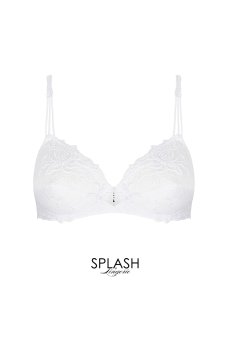 画像1: ACH6072-BL｜Linge H72｜フルカップブラ ホワイト｜Lise Charmel リズシャルメル【サイズ交換NG】【クーポン対象外】輸入下着・高級ランジェリー  (1)
