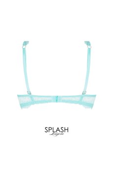 画像2: ACH7081-PA｜Linge H81｜ハーフパットブラ アクア｜Lise Charmel リズシャルメル【サイズ交換NG・クーポン割引対象外】 輸入下着・高級ランジェリー  (2)