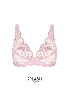 画像1: ACH7415-DA｜Linge H15｜ハーフカップブラ ピンク｜Lise Charmel リズシャルメル【サイズ交換NG】【クーポン対象外】輸入下着・高級ランジェリー  (1)