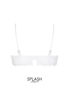 画像2: ACH7472-BL｜Linge H72｜ハーフカップブラ ホワイト｜Lise Charmel リズシャルメル【サイズ交換NG】【クーポン対象外】輸入下着・高級ランジェリー  (2)