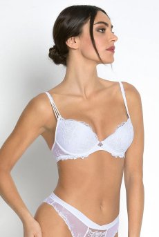画像5: ACH8572-BL｜Linge H72｜モールドカップ ホワイト｜Lise Charmel リズシャルメル【サイズ交換NG】【クーポン対象外】輸入下着・高級ランジェリー  (5)