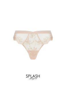 画像1: ACJ0028-NU｜Linge J28｜タンガ(Tバック) シャンパンベージュ｜Lise Charmel リズシャルメル【サイズ交換NG】【メール便対象】【クーポン対象外】輸入下着・高級ランジェリー  (1)