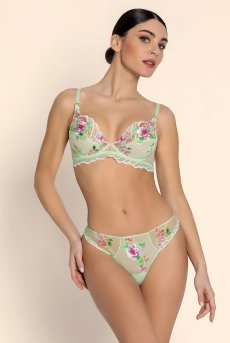 画像5: ACJ0039-NL｜Linge J39｜タンガ(Tバック) グリーン｜Lise Charmel リズシャルメル【サイズ交換NG】【メール便対象】【クーポン対象外】輸入下着・高級ランジェリー  (5)