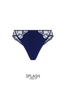 画像1: ACJ0073-BN｜Linge J73｜タンガ(Tバック) ダークブルー｜Lise Charmel リズシャルメル【サイズ交換NG】【メール便対象】【クーポン対象外】輸入下着・高級ランジェリー  (1)