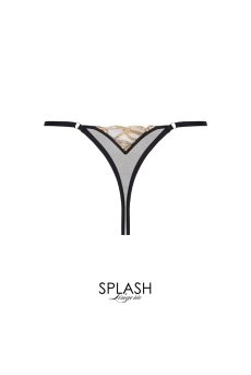 画像2: ACJ0929-NO｜Linge J29｜タンガ ブラック × ゴールド｜Lise Charmel リズシャルメル【サイズ交換NG・クーポン割引対象外・メール便対象】 輸入下着・高級ランジェリー  (2)