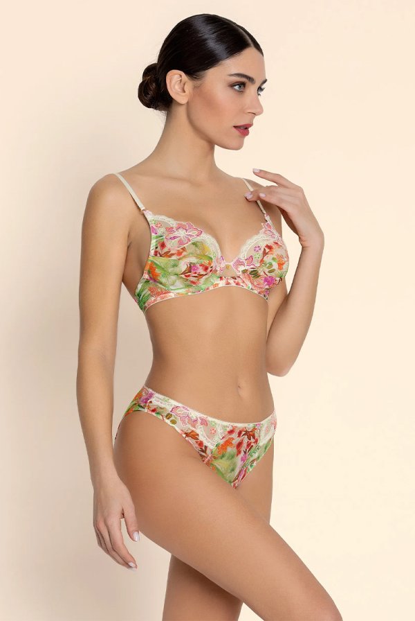 ACJ0786-EV｜Linge J86｜ショーツ(イタリアン) プリント｜Lise Charmel