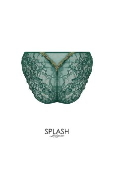 画像2: ACJ0791-NR｜Linge J91｜ショーツ(イタリアン) シルク混 グリーン｜Lise Charmel リズシャルメル【サイズ交換NG】【メール便対象】【クーポン対象外】輸入下着・高級ランジェリー  (2)