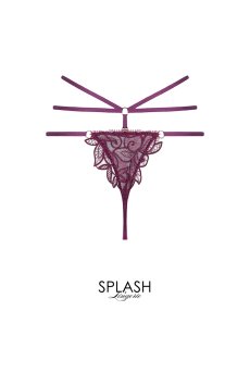 画像2: ACJ0928-OA｜Linge J28｜タンガ(Gストリング) プラム｜Lise Charmel リズシャルメル【サイズ交換NG】【メール便対象】【クーポン対象外】輸入下着・高級ランジェリー  (2)