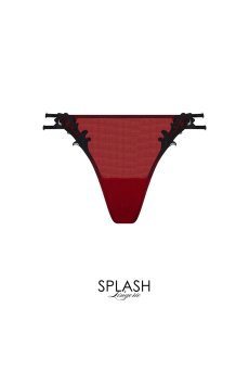 画像1: ACJ0949-OR｜Linge J49｜タンガ(Gストリング) レッド/ブラック｜Lise Charmel リズシャルメル【サイズ交換NG】【メール便対象】【クーポン対象外】輸入下着・高級ランジェリー  (1)