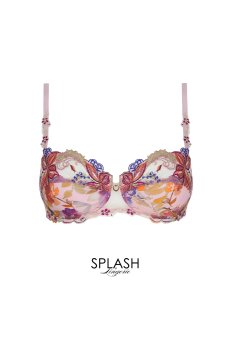 画像1: ACJ3027-RH｜Linge J27｜3/4パットなしブラ プリント｜Lise Charmel リズシャルメル【サイズ交換NG】【クーポン対象外】輸入下着・高級ランジェリー  (1)