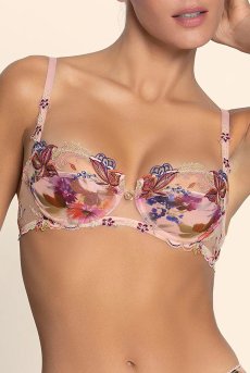 画像6: ACJ3027-RH｜Linge J27｜3/4パットなしブラ プリント｜Lise Charmel リズシャルメル【サイズ交換NG】【クーポン対象外】輸入下着・高級ランジェリー  (6)