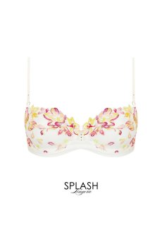画像1: ACJ3031-FL｜Linge J31｜3/4パットなしブラ アイボリー｜Lise Charmel リズシャルメル【サイズ交換NG】  輸入下着・高級ランジェリー  (1)