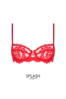 画像1: ACJ3035-GV｜Linge J35｜3/4パットなしブラ ガーネット｜Lise Charmel リズシャルメル【サイズ交換NG】【クーポン対象外】輸入下着・高級ランジェリー  (1)