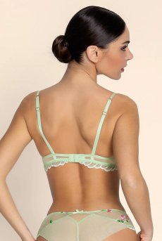 画像5: ACJ3039-NL｜Linge J39｜3/4パットなしブラ グリーン｜Lise Charmel リズシャルメル【サイズ交換NG】【クーポン対象外】輸入下着・高級ランジェリー  (5)
