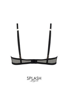 画像2: ACJ3049-OR｜Linge J49｜3/4パットなしブラ レッド/ブラック｜Lise Charmel リズシャルメル【サイズ交換NG】【クーポン対象外】輸入下着・高級ランジェリー  (2)