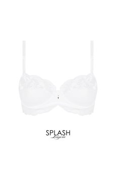 画像1: ACJ3073-BL｜Linge J73｜3/4パットなしブラ ホワイト｜Lise Charmel リズシャルメル【サイズ交換NG】【クーポン対象外】輸入下着・高級ランジェリー  (1)