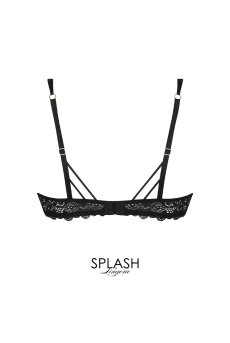 画像2: ACJ3075-NO｜Linge J75｜3/4パットなしブラ ブラック｜Lise Charmel リズシャルメル【サイズ交換NG】【クーポン対象外】輸入下着・高級ランジェリー  (2)