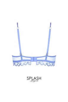 画像2: ACJ3094-NL｜Linge J94｜3/4パットなしブラ ブルー｜Lise Charmel リズシャルメル【サイズ交換NG】【クーポン対象外】輸入下着・高級ランジェリー  (2)