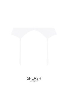 画像2: ACJ4773-BL｜Linge J73｜ガーターベルト （スパンコール付き） ホワイト｜Lise Charmel リズシャルメル【サイズ交換NG】【メール便対象】【クーポン対象外】輸入下着・高級ランジェリー  (2)
