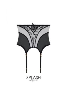 画像1: ACJ4855-NO｜Linge J55｜ニッパーガーター ブラック｜Lise Charmel  リズシャルメル【サイズ交換NG】【メール便対象】【クーポン対象外】輸入下着・高級ランジェリー  (1)