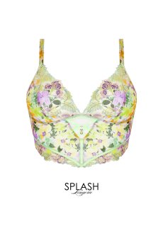 画像1: ACJ5253-SL｜Linge J53｜ビスチェ プリント｜Lise Charmel リズシャルメル【サイズ交換NG】【クーポン対象外】輸入下着・高級ランジェリー  (1)