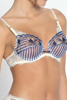 画像7: ACJ6004-CI｜Linge J04｜フルカップブラ マリン｜Lise Charmel リズシャルメル【サイズ交換NG】【クーポン対象外】輸入下着・高級ランジェリー  (7)