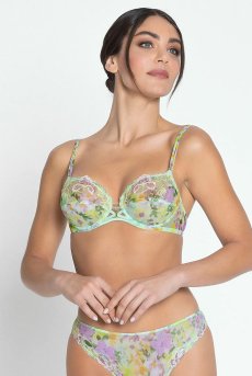 画像3: ACJ6053-SL｜Linge J53｜フルカップブラ プリント｜Lise Charmel リズシャルメル【サイズ交換NG】【クーポン対象外】輸入下着・高級ランジェリー  (3)