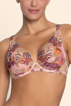 画像6: ACJ7427-RH｜Linge J27｜ハーフカップブラ プリント｜Lise Charmel リズシャルメル【サイズ交換NG】【クーポン対象外】輸入下着・高級ランジェリー  (6)