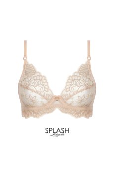 画像1: ACJ7428-NU｜Linge J28｜ハーフカップブラ シャンパンベージュ｜Lise Charmel リズシャルメル【サイズ交換NG】【クーポン対象外】輸入下着・高級ランジェリー  (1)