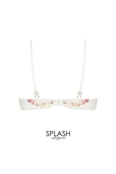 画像2: ACJ7431-FL｜Linge J31｜ハーフカップブラ アイボリー｜Lise Charmel リズシャルメル【サイズ交換NG】  輸入下着・高級ランジェリー  (2)