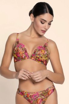 画像3: ACJ7437-FE｜Linge J37｜ハーフカップブラ プリント｜Lise Charmel リズシャルメル【サイズ交換NG】【クーポン対象外】輸入下着・高級ランジェリー  (3)