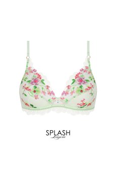 画像1: ACJ7439-NL｜Linge J39｜ハーフカップブラ グリーン｜Lise Charmel リズシャルメル【サイズ交換NG】【クーポン対象外】輸入下着・高級ランジェリー  (1)