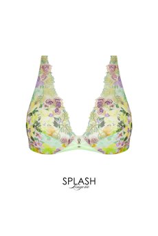 画像1: ACJ7453-SL｜Linge J53｜ハーフカップブラ プリント｜Lise Charmel リズシャルメル【サイズ交換NG】【クーポン対象外】輸入下着・高級ランジェリー  (1)