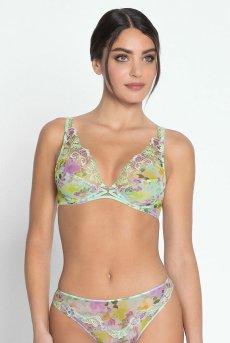 画像3: ACJ7453-SL｜Linge J53｜ハーフカップブラ プリント｜Lise Charmel リズシャルメル【サイズ交換NG】【クーポン対象外】輸入下着・高級ランジェリー  (3)