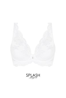 画像1: ACJ7473-BL｜Linge J73｜ハーフカップブラ ホワイト｜Lise Charmel リズシャルメル【サイズ交換NG】【クーポン対象外】輸入下着・高級ランジェリー  (1)